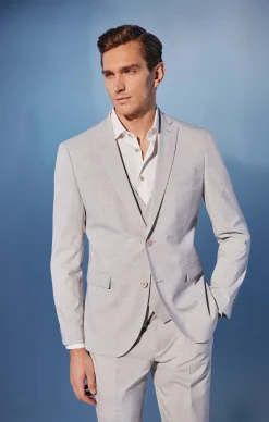 Anzugsakko aus Stretch-Fabric
