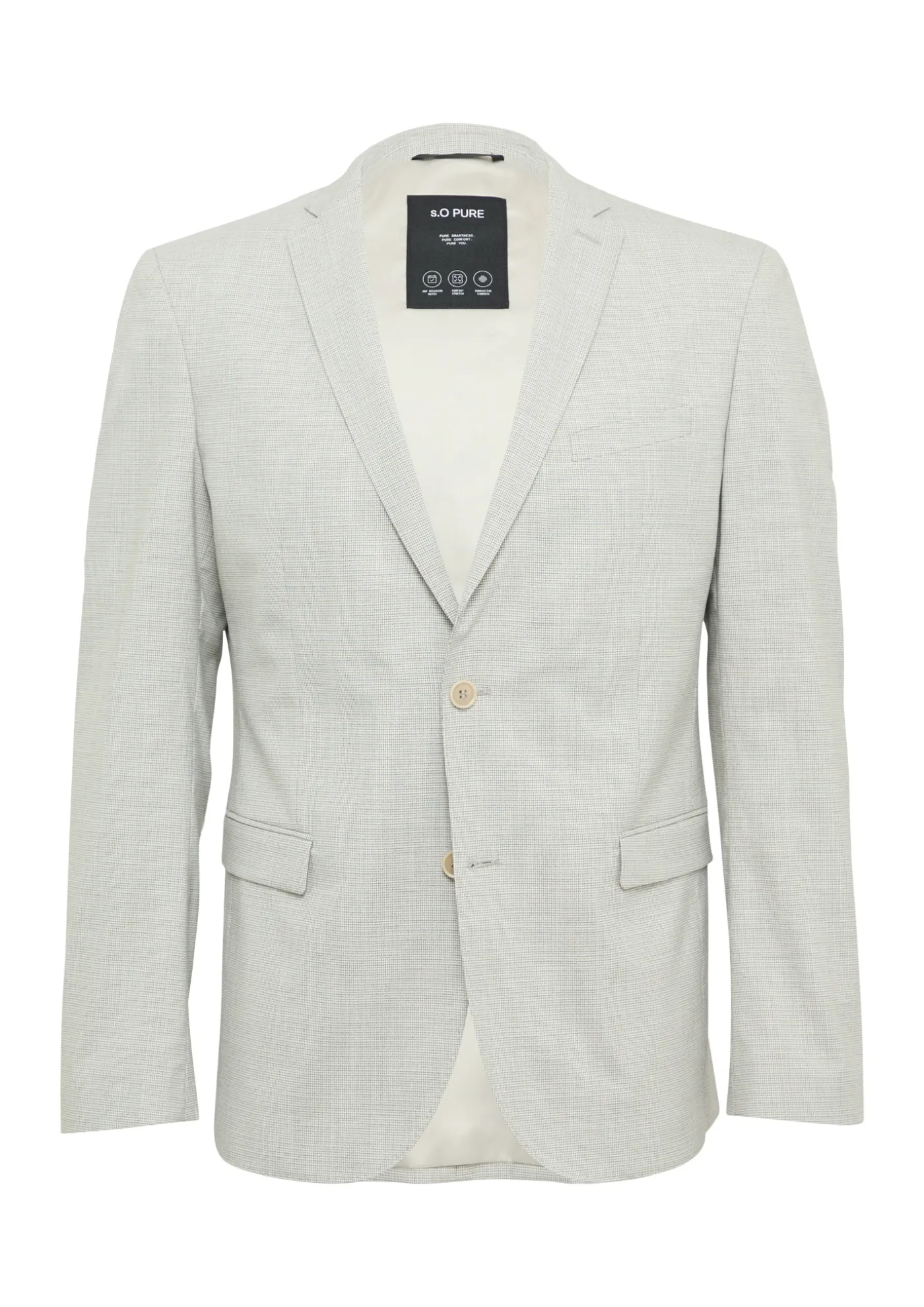 Anzugsakko aus Stretch-Fabric