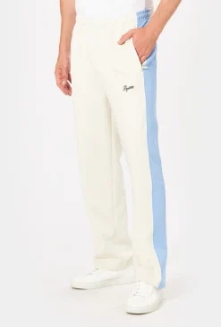 ATLAS TRACK PANTS WARM WHITE SPRING BLUE