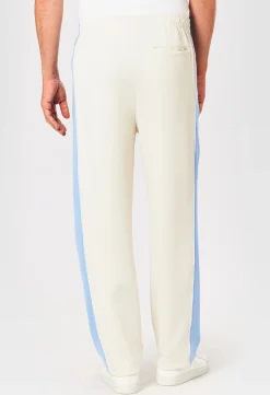 ATLAS TRACK PANTS WARM WHITE SPRING BLUE