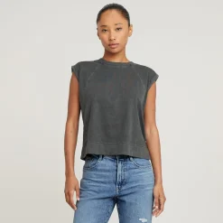 Back Zip Overdyed T-Shirt
