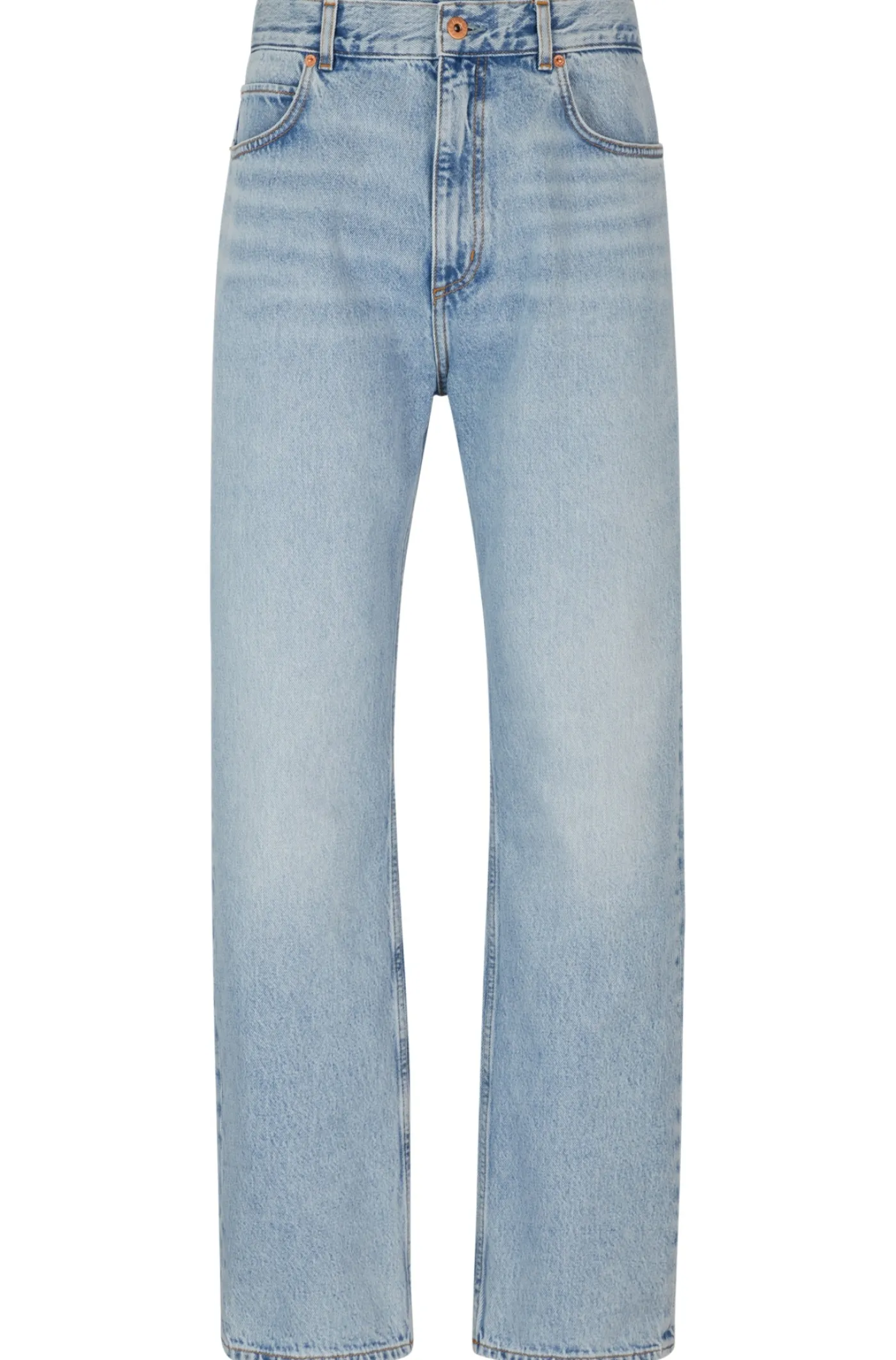 Baggy-Fit Jeans aus schwerem Baumwoll-Denim