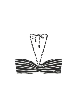 Bandeau-Bikini-Top aus recyceltem Material