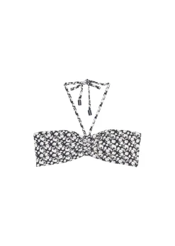 Bandeau-Bikini-Top aus recyceltem Material
