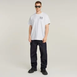 Barcode Back Loose T-Shirt