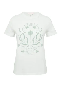 Baumwollshirt mit Frontprint