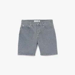 Bermudashorts aus Denim mit verwaschenem Effekt