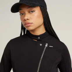 Biker Slim Sweatjacke