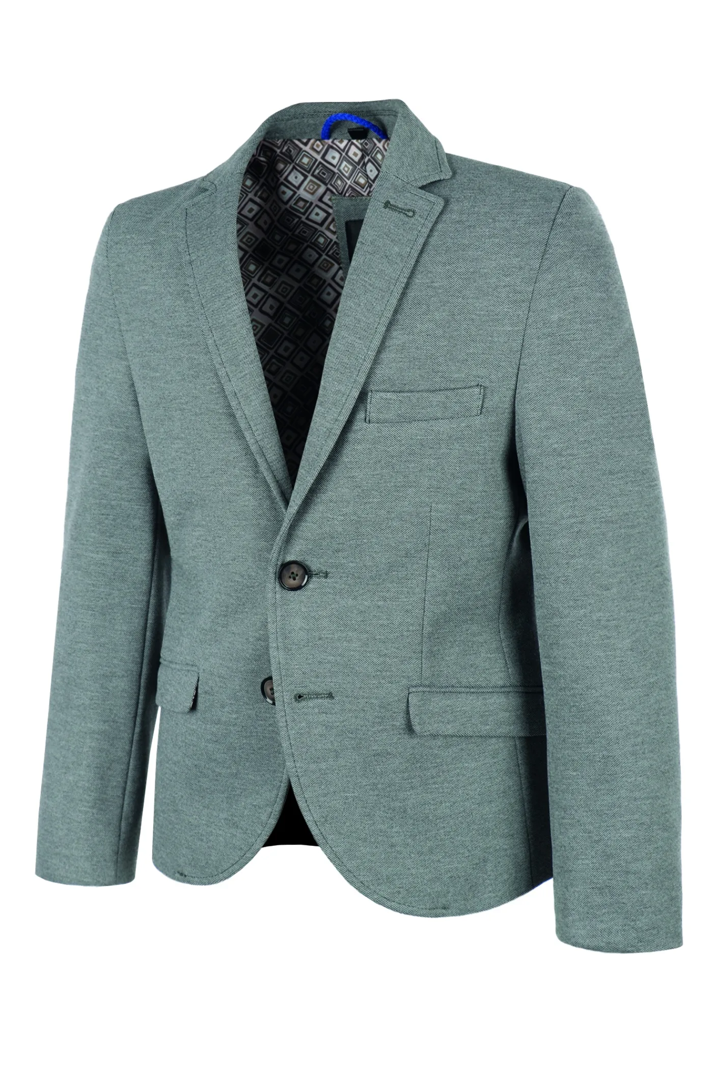 Blazer in Jersey-Melange-Optik