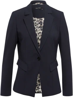 Blazer mit Leomuster innen