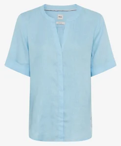 Bluse aus reinem Leinen