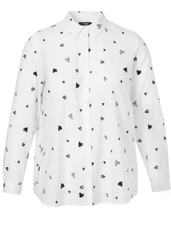 Bluse Hemdkragen