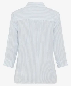 Bluse im Leinen-Baumwoll-Mix