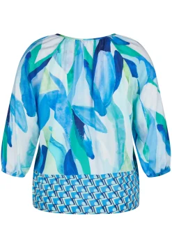 Bluse im Mustermix