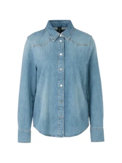 Bluse in Used Denim Rethink Together