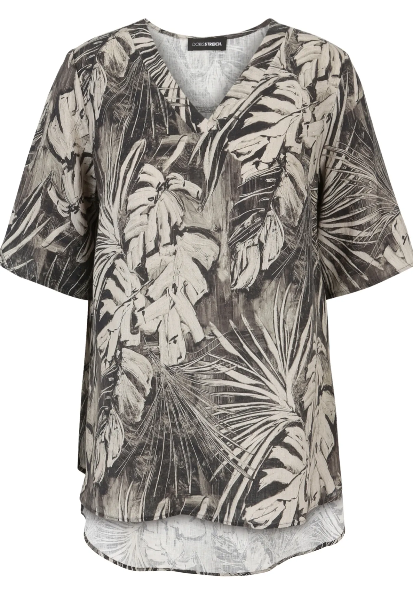 Bluse mit Dschungel-Print