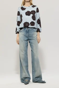 Bluse mit Flower-Print