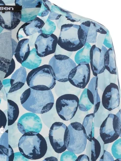 Bluse mit grafischem Allover-Print