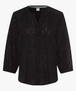 Bluse mit Stickerei