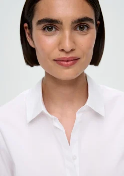 Bluse mit Ziernähten