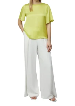 Blusenshirt im Fabricmix und Relaxed Fit