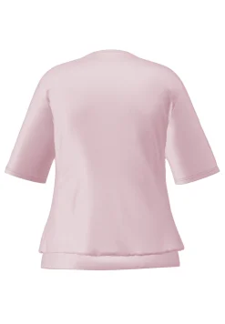 Blusenshirt mit modischer Faltenpartie vorne