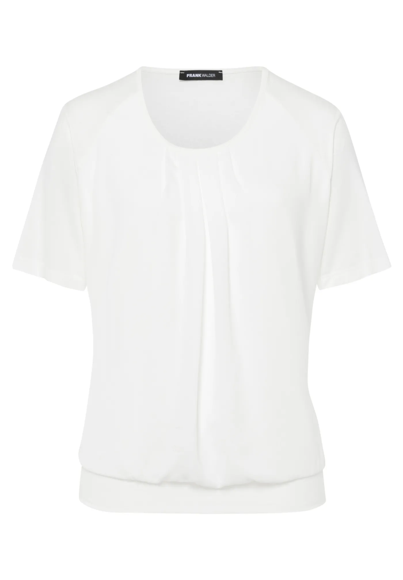 Blusenshirt mit modischer Faltenpartie vorne