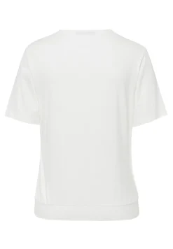 Blusenshirt mit modischer Faltenpartie vorne