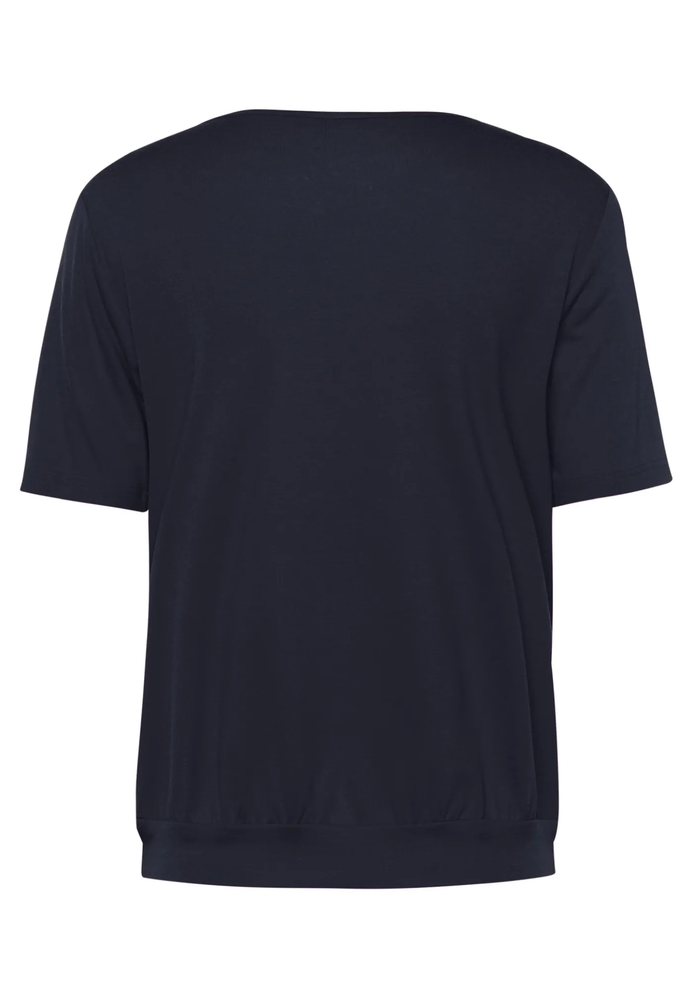 Blusenshirt mit modischer Faltenpartie vorne