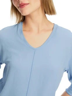 Blusenshirt mit V-Neck