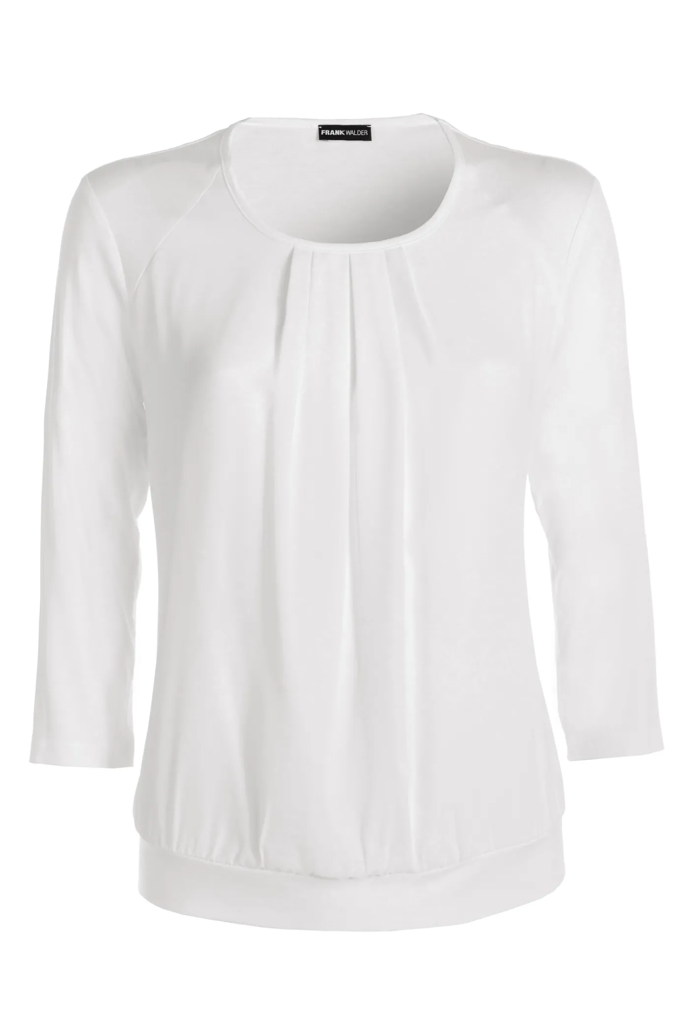 Blusenshirt NOS mit unterlegtem Vorderteil