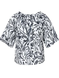 Bluse Rundhals