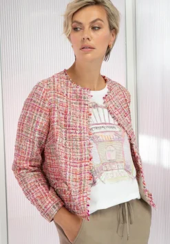 Bouclé Jacke