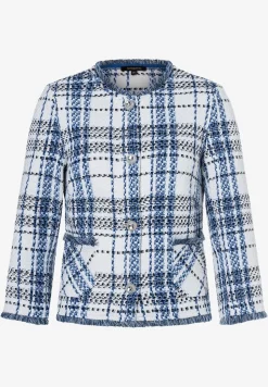 Bouclé Jacke kariert