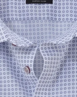 Businesshemd mit grafischem Blüten-Print