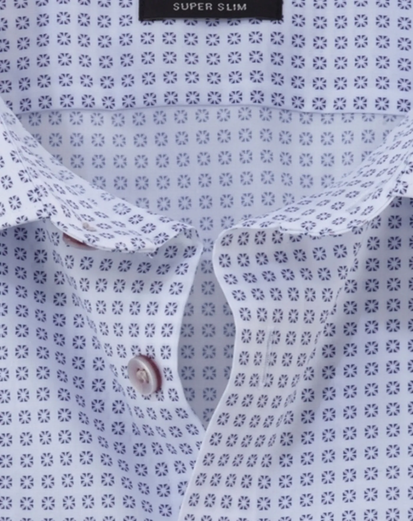Businesshemd mit grafischem Blüten-Print