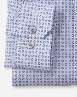 Businesshemd mit grafischem Blüten-Print