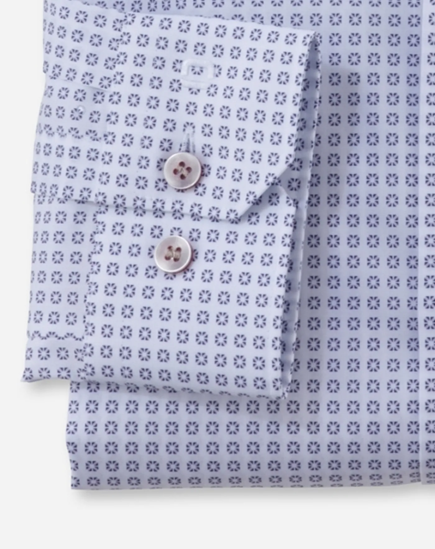 Businesshemd mit grafischem Blüten-Print