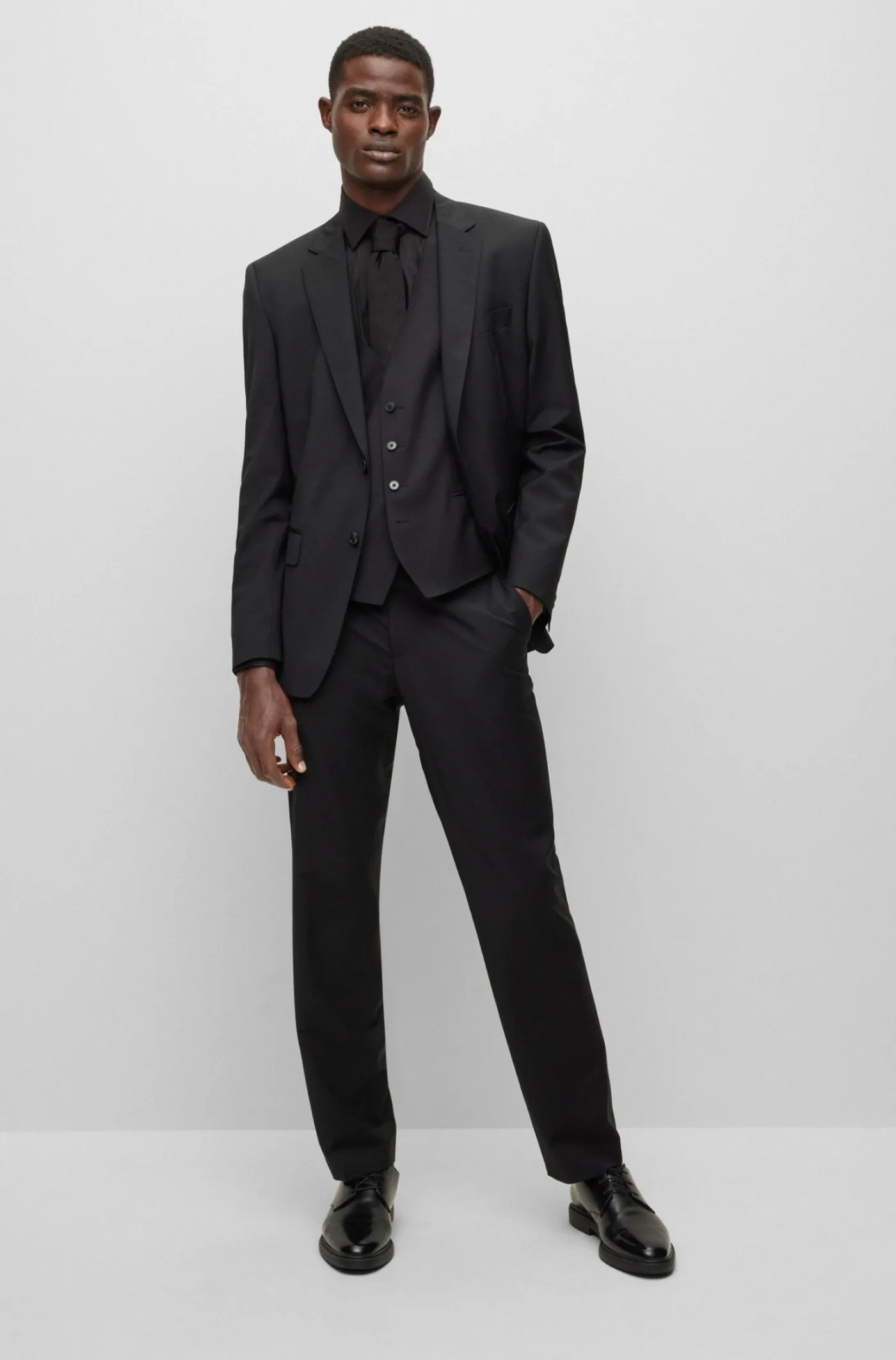 BUSINESS-HOSE AUS WOLL-MIX