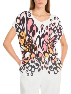 Butterfly-Pullover Knitted in Germany