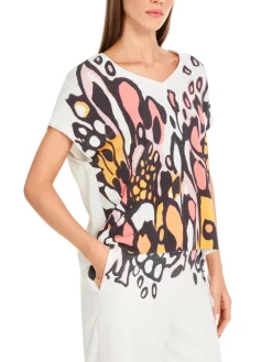 Butterfly-Pullover Knitted in Germany