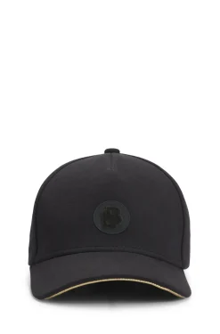 Cap aus Baumwoll-Mix mit Double-B-Monogramm-Aufnäher