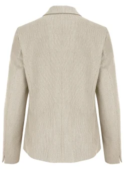 Cooler Kurzblazer mit Reverskragen und Leistentaschen