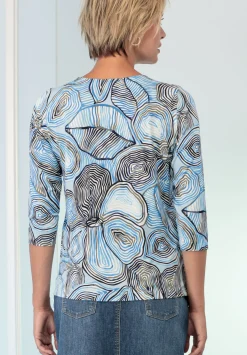 Cooles Print-Shirt mit Rundhalsausschnitt