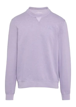 Crewneck-Sweatshirt mit Logo-Detail
