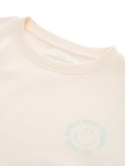 Cropped Sweatshirt mit Print