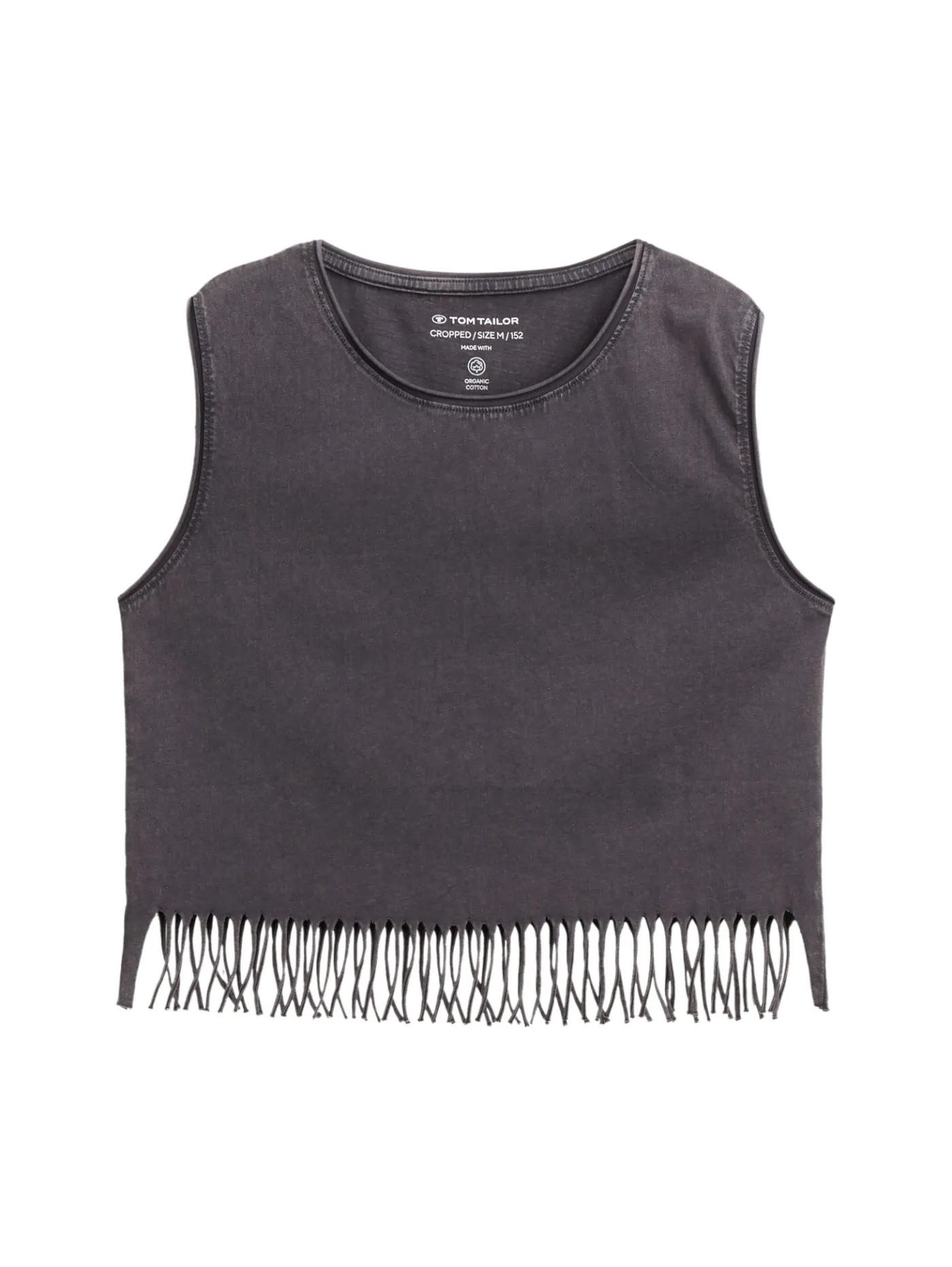 Cropped Top mit Fransen