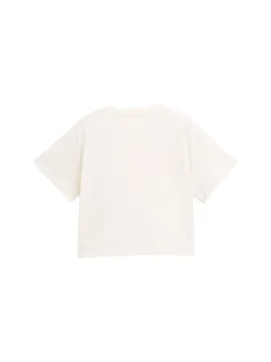Cropped T-Shirt mit Print