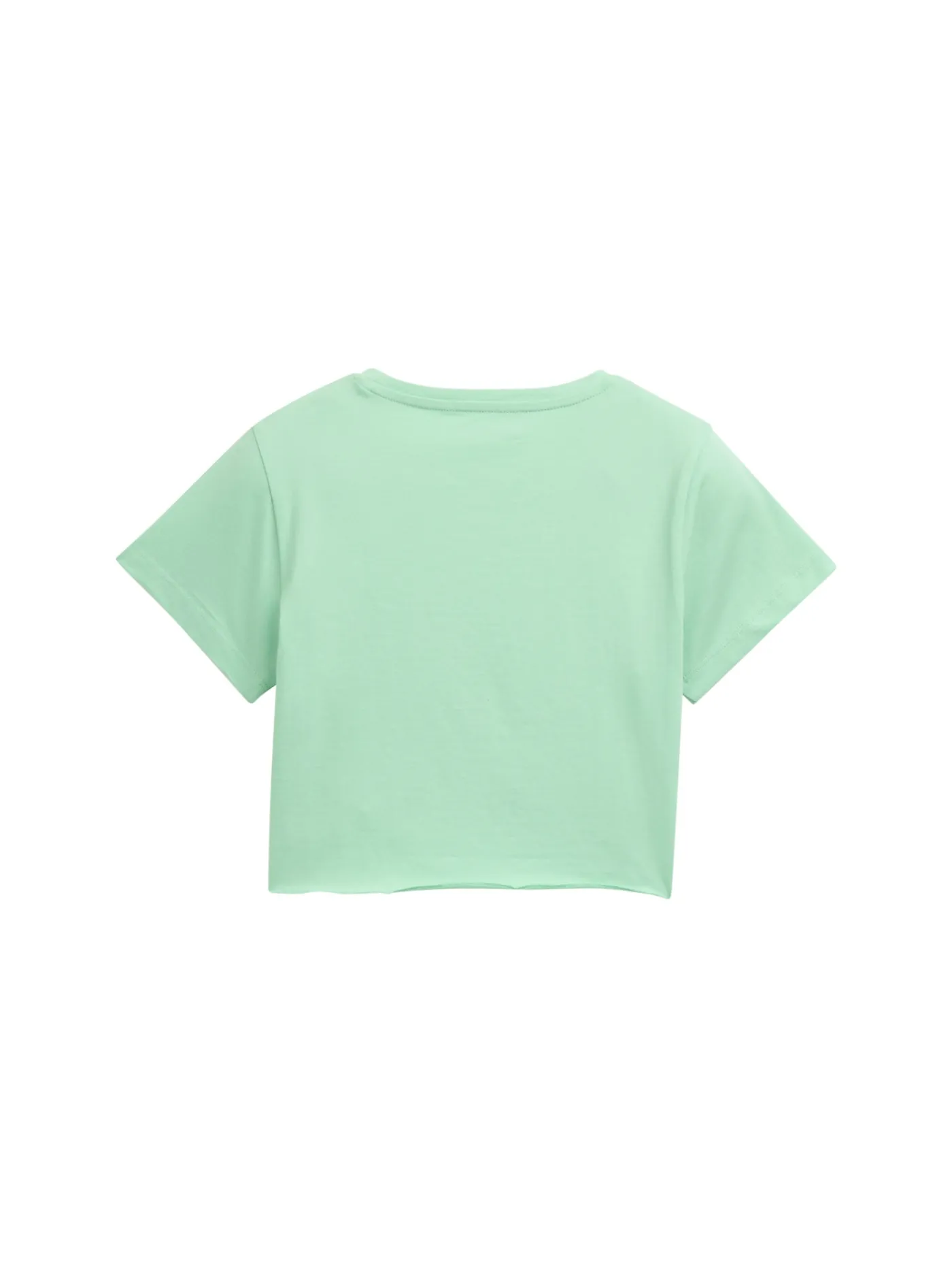 Cropped T-Shirt mit Print