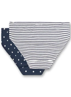 Doppelpack Hüftslips Dots-Allover